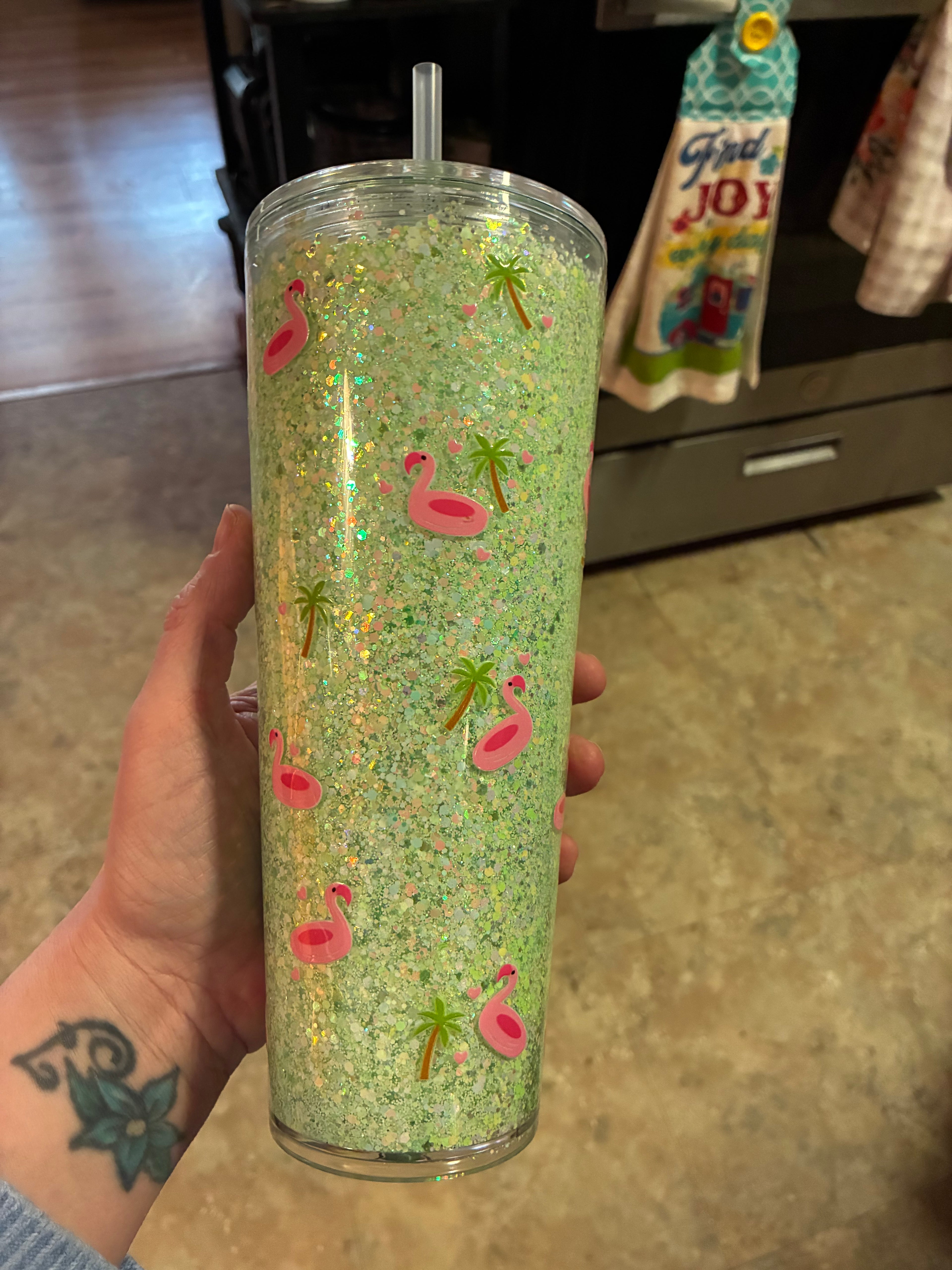 Pink Flamingo Tumbler
