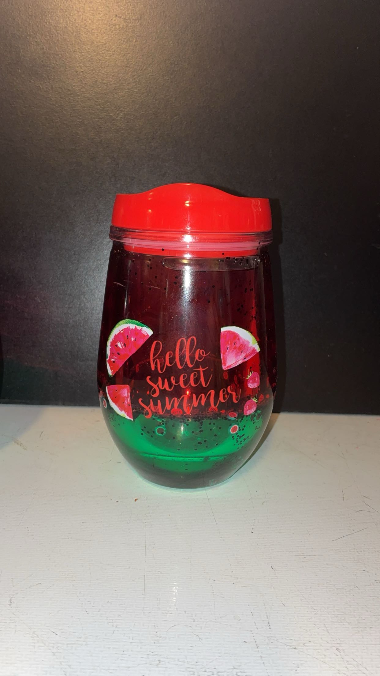 Hello Sweet Summer Wine glass set