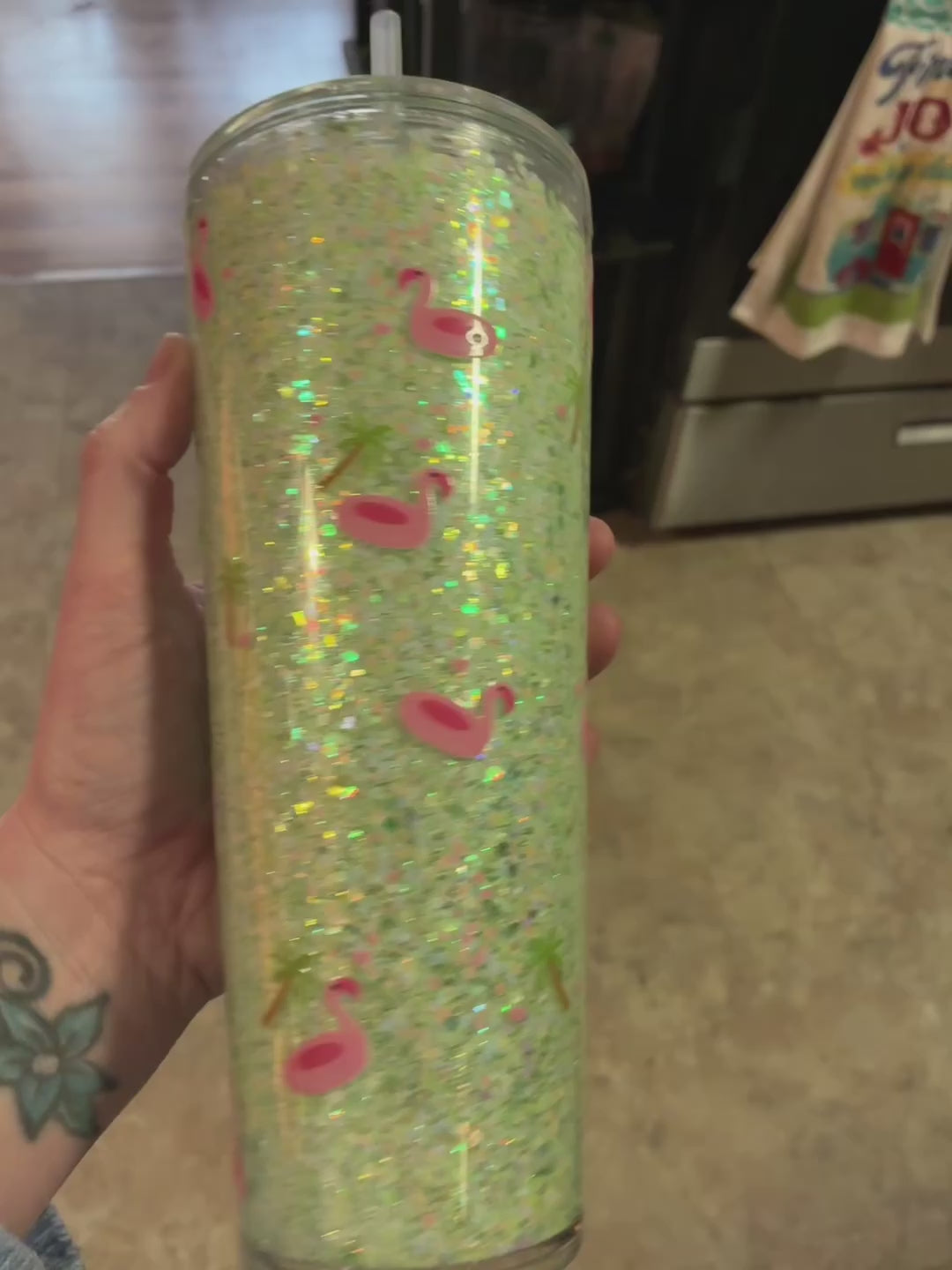 Pink Flamingo Tumbler